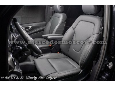 Сиденья Mercedes V-Class. Передние кресла с валиками для Мерседес V-Class  W447. Кожа Nappa. Цвет Чёрный | Бежевый | Коричневый